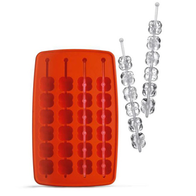 Foremka do lodu Silicone Zone mieszadełka kwiaty SZ-10224-AB