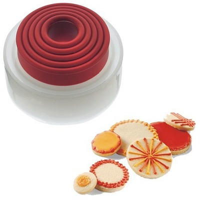 Foremki do ciastek okrągłe 5 szt. Cuisipro CU-74709305