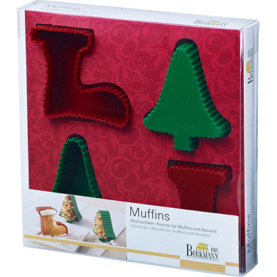 Foremki do muffinów i deserów Christmas Birkmann 251 380