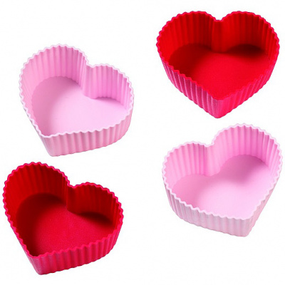 Foremki do muffinów Serduszka Birkmann 251 359