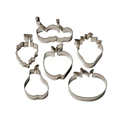 Foremki do wykrawania ciastek Owoce Guardini 15644