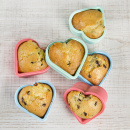 Foremki na babeczki serca FlexiForm Lurch 6 sztuk LU-00083019