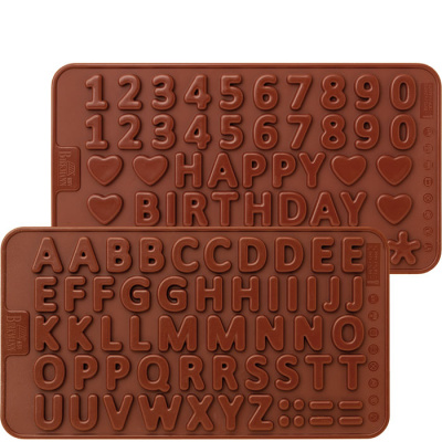 Foremki na czekoladki Litery i Cyfry Birkmann 251 731