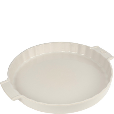 Forma ceramiczna do tarty, emaliowana 30 cm Peugeot Appolia ecru PG-60343