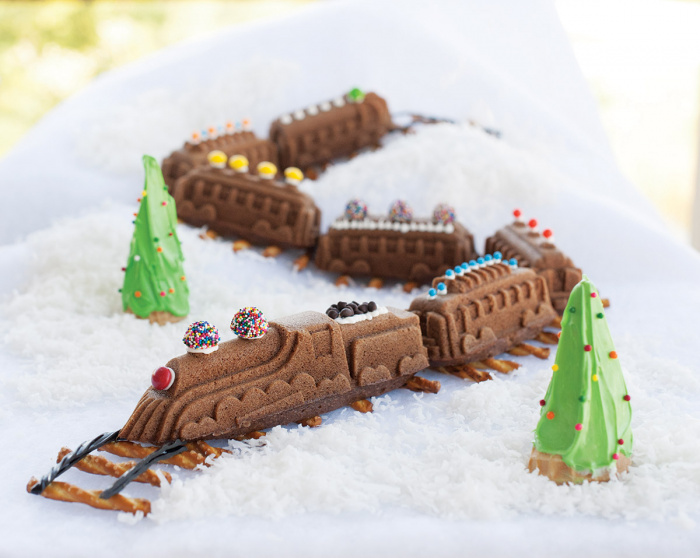 Forma do pieczenia babeczek wagony i lokomotywa