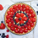 Forma do dużej tarty perforowana z wyjmowanym dnem Performance Tala 28 cm 10A19418