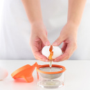 Forma do jajek w koszulce Lekue pomarańczowa 3402900N07U008