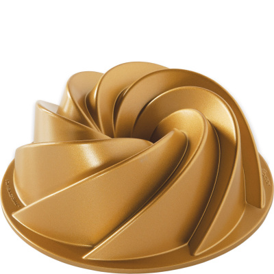 Forma do pieczenia babki Heritage Nordic Ware złota 90077