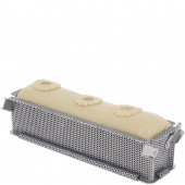 Forma do pieczenia prostokątna, perforowana, rozkładana de Buyer 24x5 cm D-3210-24