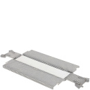 Forma do pieczenia prostokątna, perforowana, rozkładana de Buyer 48x9 cm D-3210-48