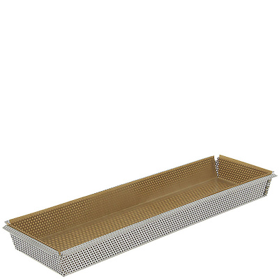 Forma perforowana do ciasta prostokątna 35x10,5 cm de Buyer D-3212-35