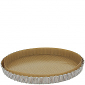 Forma perforowana z wyjmowanym dnem do tarty 28 cm de Buyer D-3214-28