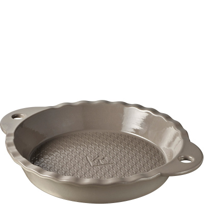 Forma porcelanowa do placka Revol Les Naturales szara RV-648741-1