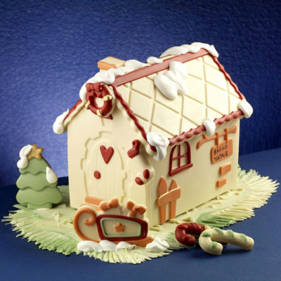 Forma silikonowa 3D domek z piernika Silikomart HSH01