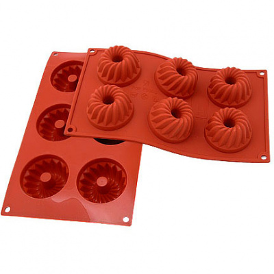 Forma silikonowa babeczki z kominem Silikomart SF058