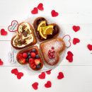 Forma silikonowa cztery serca Lekue 0216004R01M017