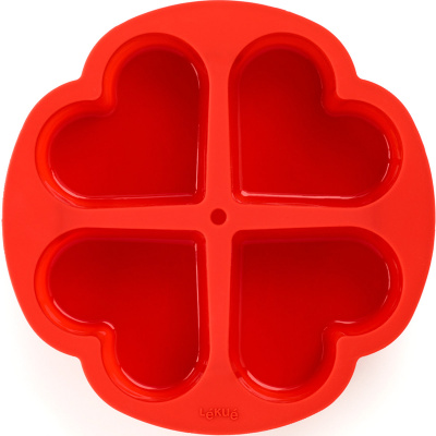 Forma silikonowa cztery serca Lekue 0216004R01M017