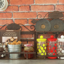 French press do kawy Dot Dot 1 Litr ZAK! Designs turkusowy 1783-880