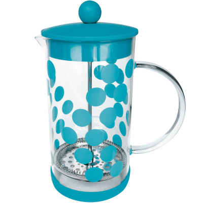 French press do kawy Dot Dot 1 Litr ZAK! Designs turkusowy 1783-880