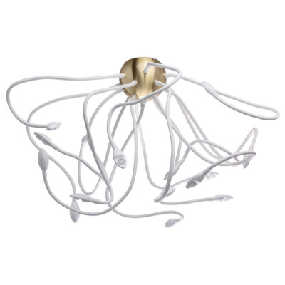 Futurystyczna lampa sufitowa LED silikonowe ramiona RegenBogen Megapolis 646011215