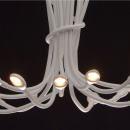 Futurystyczna lampa sufitowa LED silikonowe ramiona RegenBogen Megapolis 646011215