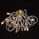 Futurystyczna lampa sufitowa LED silikonowe ramiona RegenBogen Megapolis 646011215