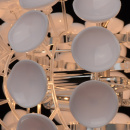 Futurystyczna lampa wisząca 3D biała MW-LIGHT Megapolis 298012803