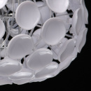 Futurystyczna lampa wisząca 3D biała MW-LIGHT Megapolis 298012803