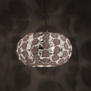 Futurystyczna lampa wisząca 3D biała MW-LIGHT Megapolis 298012803