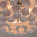 Futurystyczna lampa wisząca 3D biała MW-LIGHT Megapolis 298012803