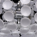 Futurystyczna lampa wisząca 3D biała MW-LIGHT Megapolis 298012803