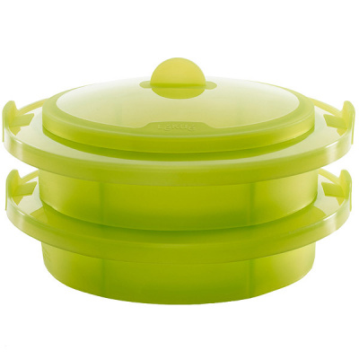 Garnek do gotowania na parze Lekue zielony 3400702V09U004