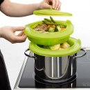 Garnek do gotowania na parze Lekue zielony 3400702V09U004