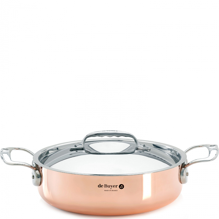 Garnek miedziany do duszenia 4,9 Litra Prima Matera de Buyer