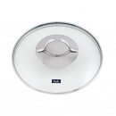 Garnek stalowy z dużymi uchwytami i szklaną pokrywą Fissler Paris 20 cm 002-124-20-000/0