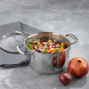 Garnek stalowy ze szklaną pokrywą 3,2 Litra Flavoria Kela KE-10175