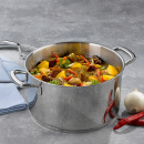 Garnek stalowy ze szklaną pokrywą 5,5 Litra Flavoria Kela KE-10176