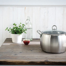 Garnek wysoki 24cm Brabantia Vision szklana pokrywa 30000179