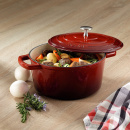 Garnek z pokrywą, emaliowane żeliwo Calido Kela 4 Litry KE-11941