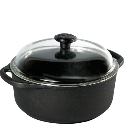 Garnek ze szklaną pokrywą Tradition Skeppshult 4L 0410