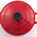 Garnek żeliwny emaliowany Chasseur Classic 2,3L 20cm wiśniowy 3720-03