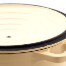 Garnek żeliwny emaliowany Chasseur Classic 3,8L 24cm waniliowy 3724-00