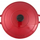 Garnek żeliwny emaliowany Chasseur Classic 3,8L 24cm wiśniowy 3724-03