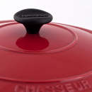 Garnek żeliwny emaliowany Chasseur Classic 3,8L 24cm wiśniowy 3724-03