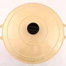 Garnek żeliwny emaliowany Chasseur Classic 6,3L 28cm waniliowy 3728-00