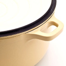 Garnek żeliwny emaliowany Chasseur Classic 6,3L 28cm waniliowy 3728-00