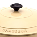 Garnek żeliwny emaliowany Chasseur Classic 6,3L 28cm waniliowy 3728-00