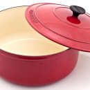 Garnek żeliwny emaliowany Chasseur Classic 6,3L 28cm wiśniowy 3728-03