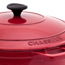 Garnek żeliwny emaliowany Chasseur Classic 6,3L 28cm wiśniowy 3728-03