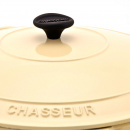 Garnek żeliwny emaliowany Chasseur Classic 8L 32cm waniliowy 3732-00